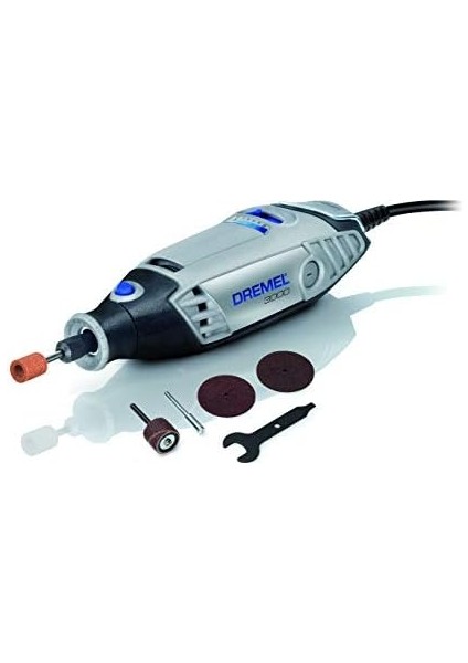 3000 Çok Amaçlı El Motoru, 130 W, F0133000JW, 5 Aksesuarlı, Siyah-Gri fiyatları