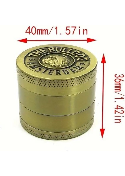 40 Mm, 4 Katlı, Metal Öğütücü, Paslanmaz Çelik fiyatları