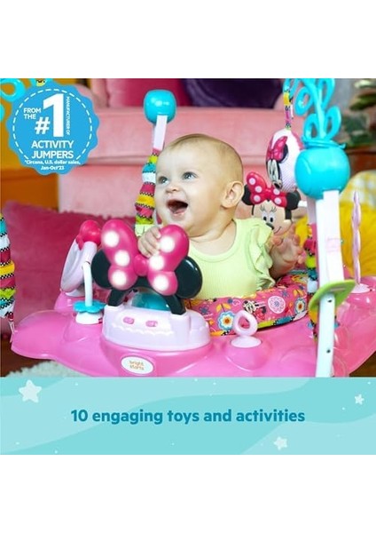 Starts Baby Minnie Mouse Peekaboo Işıklı ve Melodili Aktivite Hoppalası, 6 Aylık ve Üzeri, 11 Kg&apos;a Kadar fiyatları