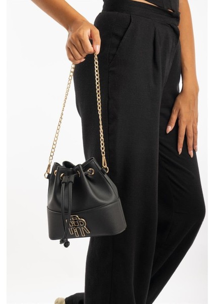 Remuse Büzgülü Model Si̇yah Kadın Omuz Çantası fiyatları