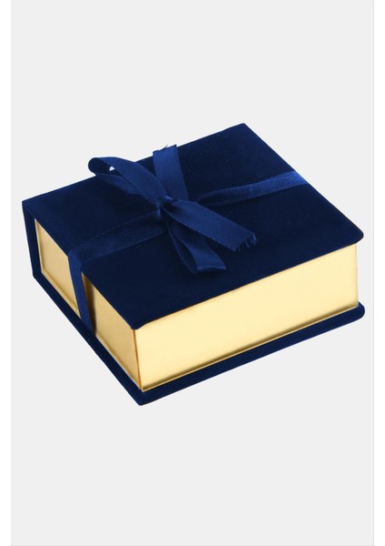 Kurdale Kadife Ahşap Lüx Set Kolye Kutusu