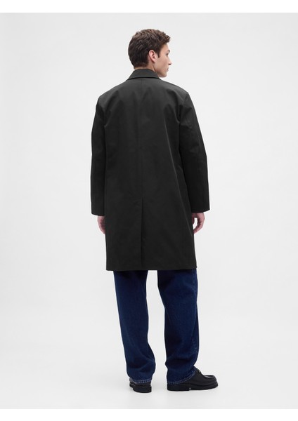 Erkek Siyah New Mac Trençkot fırsatları