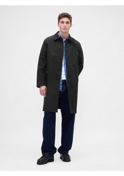 Erkek Siyah New Mac Trençkot indirimleri