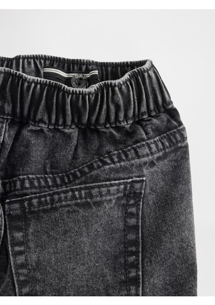 Erkek Bebek Bej Pull-On Barrel Jean Pantolon fiyatları