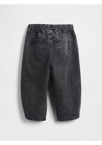 Erkek Bebek Bej Pull-On Barrel Jean Pantolon modelleri