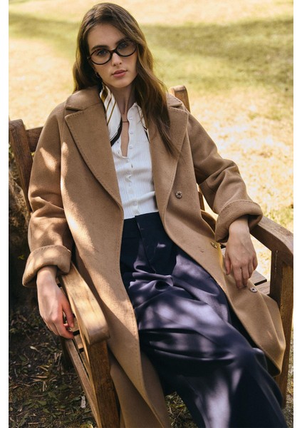 Punto Dikiş Detaylı Oversize Premium Kaban K. Kamel 3108 fiyatları