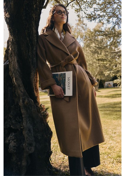 Punto Dikiş Detaylı Oversize Premium Kaban K. Kamel 3108 modelleri