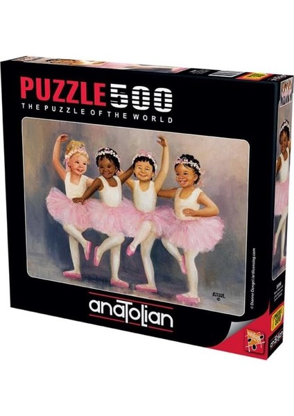 Puzzle - Minik Balerinler / 500 Parça, #3598