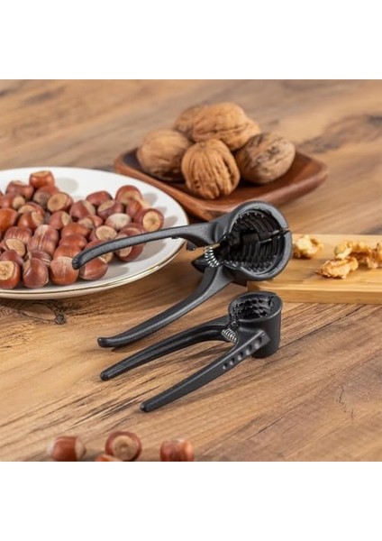 Döküm 2&apos;li Terminatör Fındık ve Ceviz Kıracağı, Döküm Paslanmaz Ceviz ve Fındık Kıracak 2&apos;li Set (16CM*5CM-12CM*5CM) (2 Li Set) modelleri