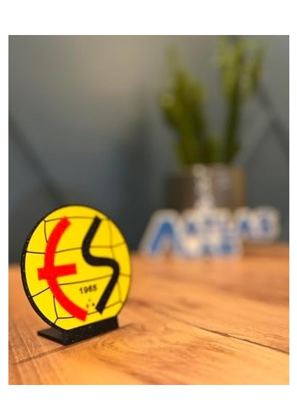 - Eskişehirspor 3D Baskı Logo – Masaüstü Dekoratif - Kırmızı Siyah Taraftar Hediyelik Ürün modelleri