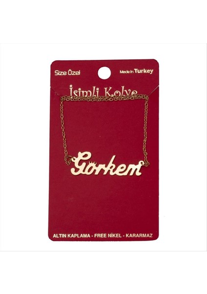 Görkem Isimli Kolye (Kişiye Özel)