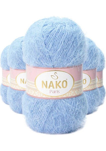 5 Adet Paris El Örgü Ipi Yünü Mavi 4129 fiyatları