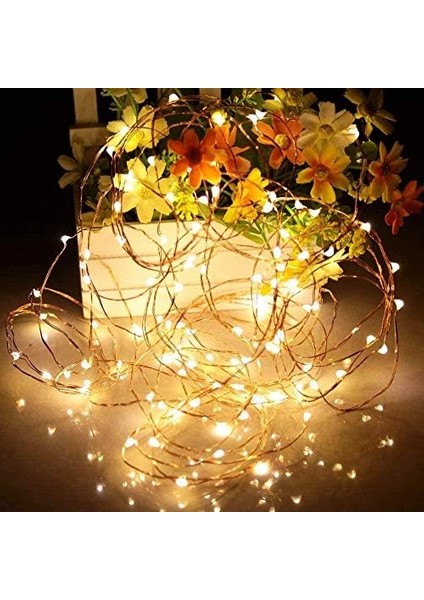 LED Işık 5 Metre Sarı Pilli + 25 Adet Küçük Mandal Mandallı fiyatları