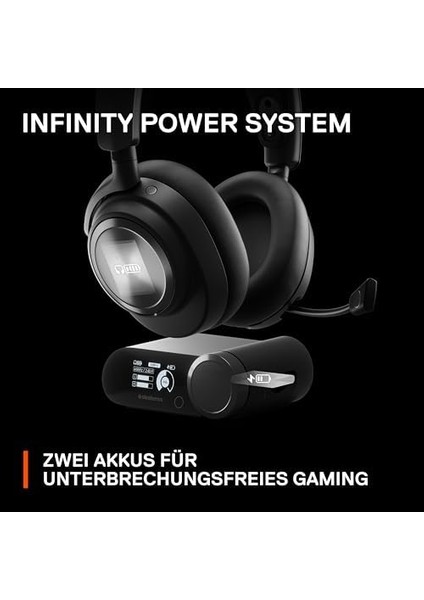 Arctis Pro Multi-Platform Gaming Kulaklık, Hi-Fi Ses Sürücüleri, Aktif Gürültü Giderme - Clearcast Gen2 Mikrofon - Pc, Ps5, Ps4, Switch, Mobil Siyah modelleri