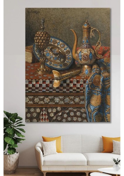 Kanvas Tablo Osmanlı Ibriği Duvar Kanvas Tablo ART00267 80 x 120