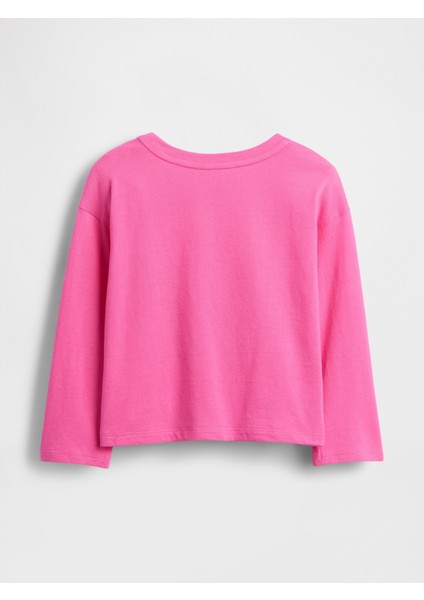 Kız Bebek Açık Pembe Mix & Match Relaxed Grafik T-Shirt fiyatları