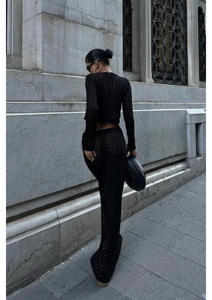 Macey Kroşe Crop Takım 9882 fırsatları