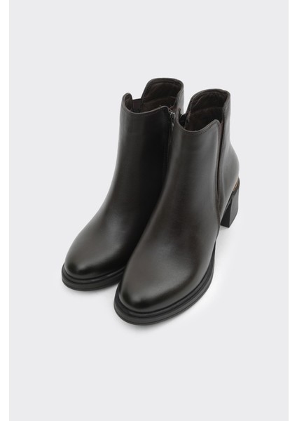 Hakiki Deri Fermuarlı Kadın Bot fiyatları