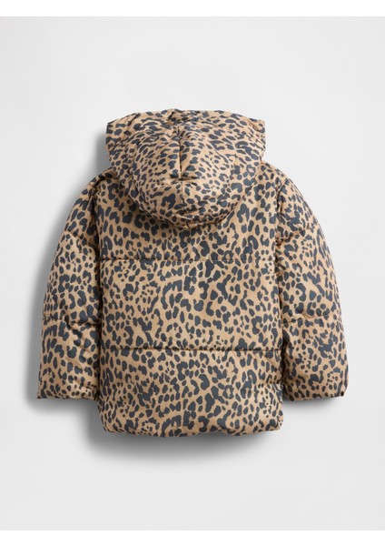 Kız Bebek Kahverengi Coldcontrol Max Sherpa Puffer Şişme Mont modelleri