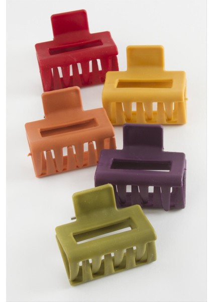 Dikdörtgen Renkli Mandal Toka 6 cm