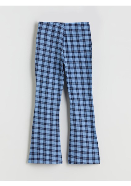 Yeni Sezon Beli Lastikli Ekose Kız Çocuk Tayt fiyatları