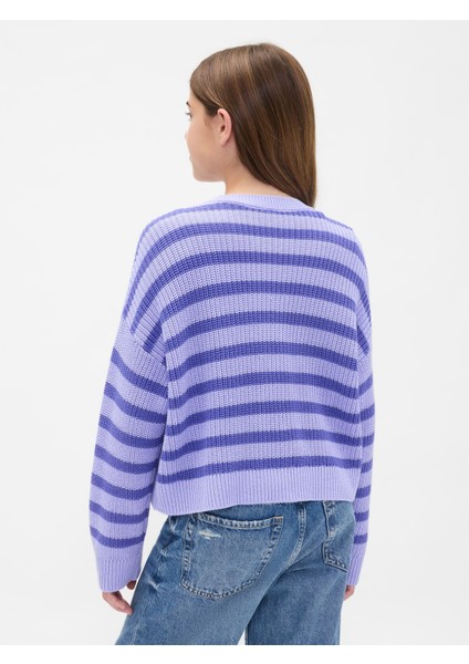 Kız Çocuk Lila Oversize Hırka fırsatları