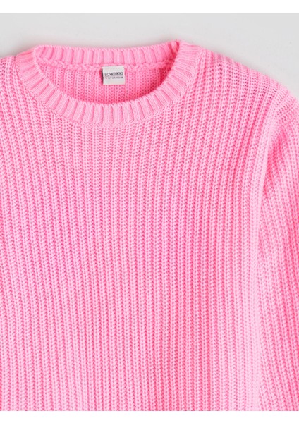 Yeni Sezon Bisiklet Yaka Kız Çocuk Triko Kazak modelleri