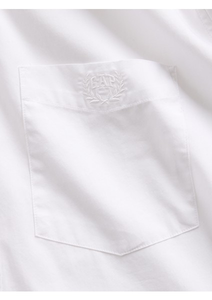 Kadın Beyaz Organik Pamuk Poplin Big Gömlek modelleri