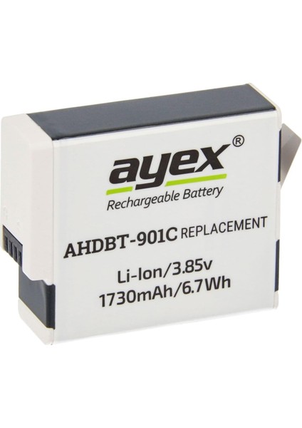AHDBT-901C Batarya, Hero 9, 10, 11, 12 Ile Uyumlu