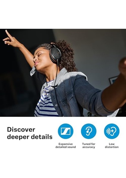 Hd 505 Kulaklık, Kablolu, Kulak Üstü, Saf Ses ve Kontrollü Bas, Müzik, Çalışma ve Oyun Için Geliştirilmiş Konforlu Hi-Fi Kulaklık – 1,80 M Kablo ve Büzgülü Taşıma Çantası Dahil – Bakır modelleri