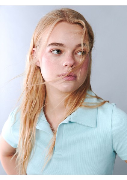 Yeni Sezon Polo Yaka Genç Kız Tişört modelleri