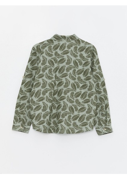 Yeni Sezon Desenli Uzun Kollu Erkek Çocuk Gömlek fırsatları