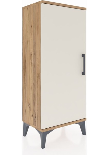 Arges Komodin 2 Raflı Tek Kapaklı 44X30X106 Çam-Aytaşı fiyatları