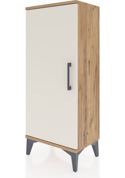 Arges Komodin 2 Raflı Tek Kapaklı 44X30X106 Çam-Aytaşı modelleri