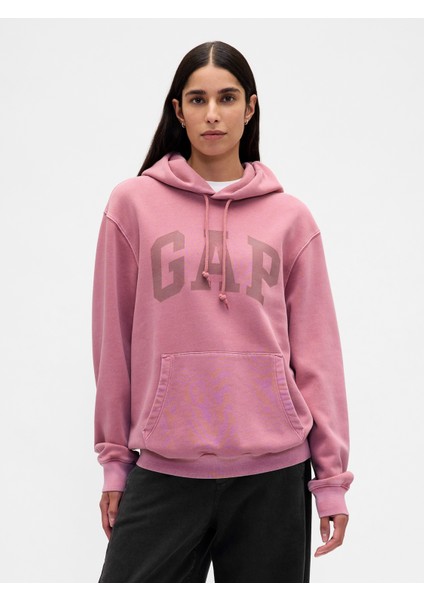 Erkek Açık Pembe Vintagesoft Arch Gap Logo Sweatshirt indirimleri