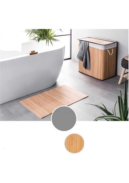 Kahverengi, Su Geçirmez, Çok Amaçlı Kaymaz Banyo Paspası 50X120 cm modelleri