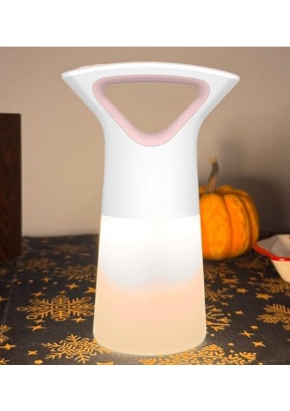 Şarjlı Gece Lambası LED Işık El Tutamaçlı Masaüstü Dekoratif Şık Dizayn 3 Farklı Işık Modlu 5W El BL-Y001 modelleri