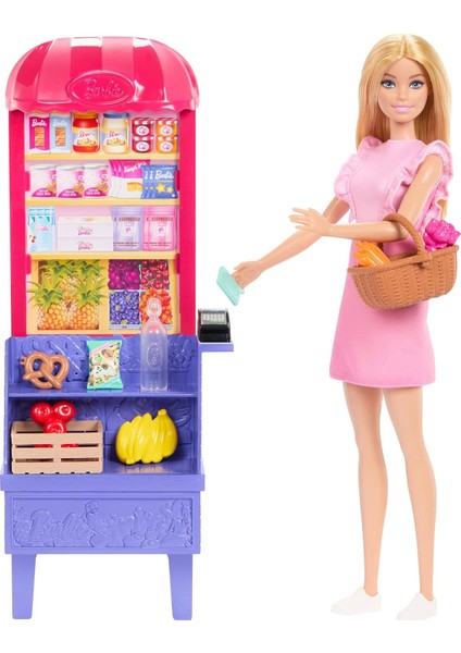 ve Teresa&apos;nın Dostluk Tarifi™ Malibu Markette™ Bebek ve Oyun Seti ve Teresa&apos;nın Dostluk Tarifi Malibu Markette Bebek ve Oyun Seti, 11 Aksesuar JCT05