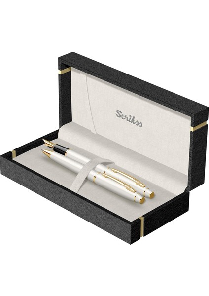 Noble 35 Dolma Kalemtükenmez Takım Inci Beyazı