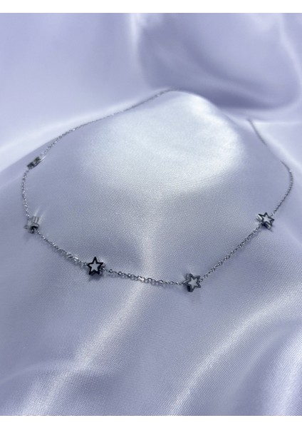 Işıltılı Beyaz Yıldız Kolye fırsatları