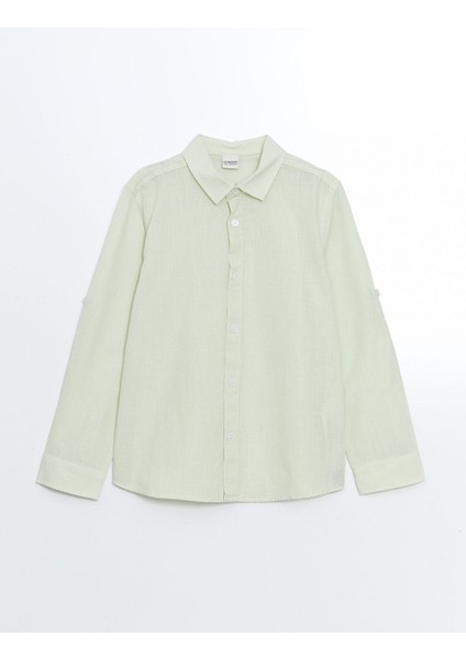 Yeni Sezon Basic Uzun Kollu Erkek Çocuk Gömlek