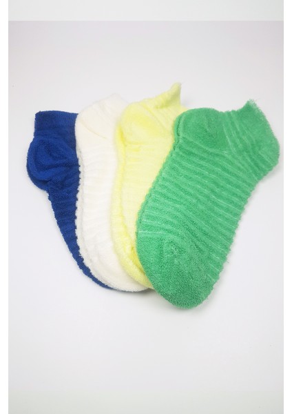 Kadın Havlu Patik Bilek Çorap Ev Çorabı 4 Çift fiyatları