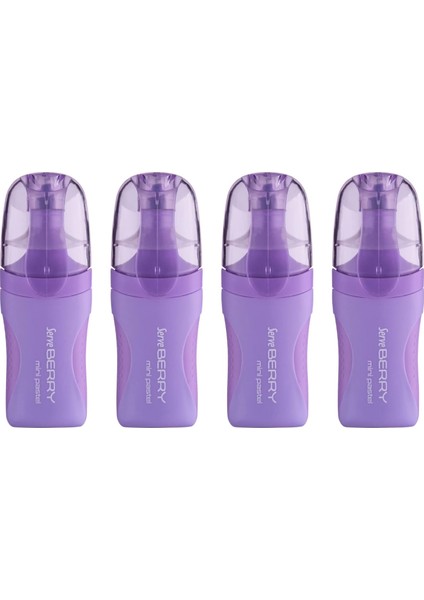 Berry Mını Fosforlu Pastel Lavanta 4lu Set