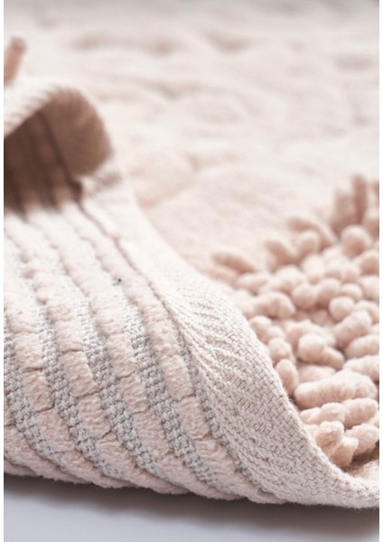 Yumuşak Pamuklu Paspas ve Klozet Takımı, Pudra Renk, Konfor ve Şıklık Bir Arada fırsatları