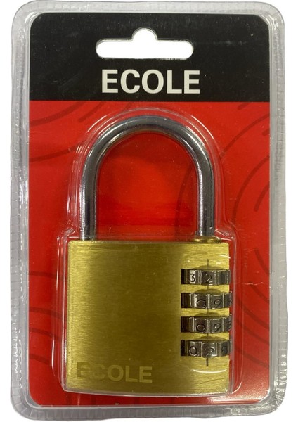 Ecole Şifreli Asma Kilit 50 mm