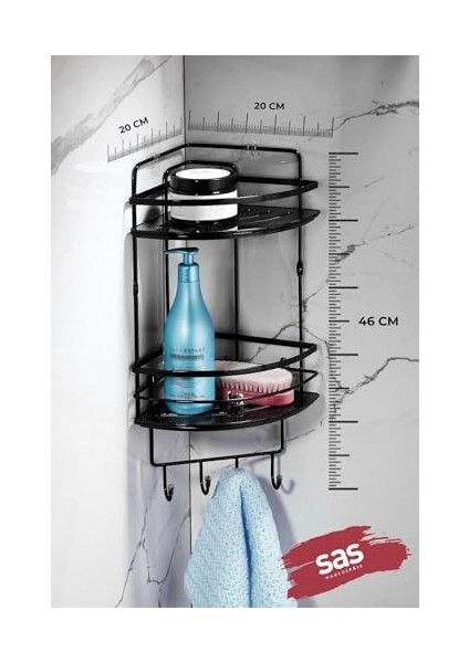 Haus Yapışkanlı Ömür Boyu Paslanmaz Ayarlanabilir Raf Düzenleyici Şampuanlık Lk-02 Sssk fiyatları