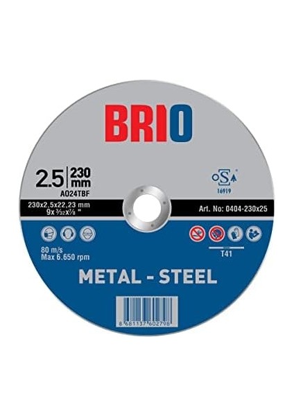 0404-230X25-5 Kesme Tası, 230X25 Cm, 5&apos;li fiyatları