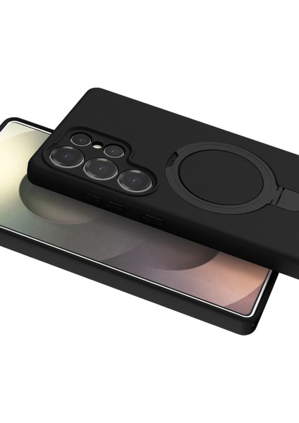 Samsung Galaxy S25 Ultra Regal Magsafe Standlı Kapak - Siyah fiyatları