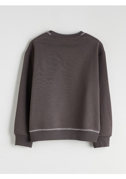 Yeni Sezon Bisiklet Yaka Kuromi Baskılı Kız Çocuk Sweatshirt fiyatları