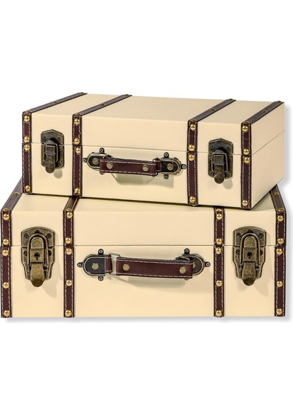 Dekoratif Bavul - Tarz, 2&apos;li Set